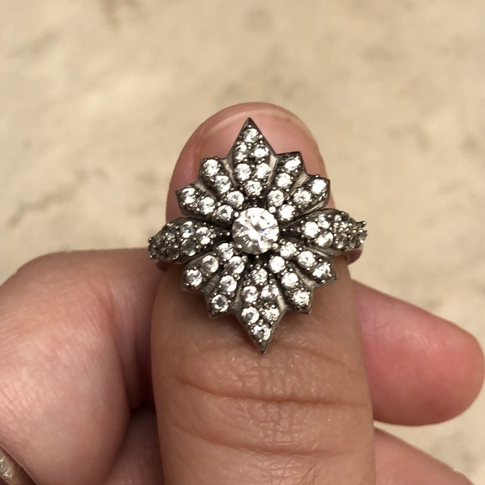 Sterling Silver 925 Diamonique Ring